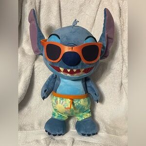 Disney Street Beach Stitch Plush Stuffed Animal vacation birthday movie toy